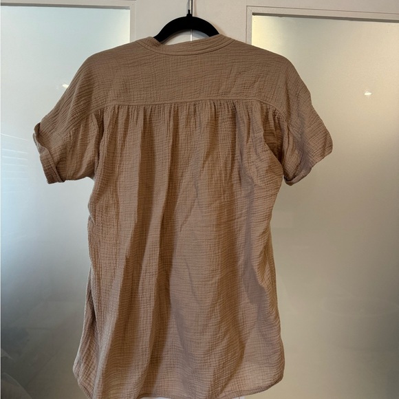 Wilfred Beige Cotton Blouse - Picture 3 of 3